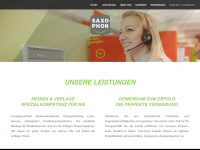 saxo-phon.de Webseite Vorschau
