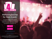 cups4events.com Webseite Vorschau