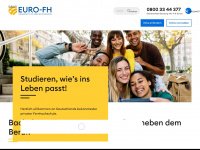 euro-fh.de Webseite Vorschau