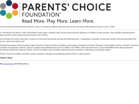 parents-choice.org Webseite Vorschau