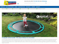 trampoline-shop.de Webseite Vorschau