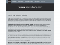 herren-hausschuhe.com Webseite Vorschau