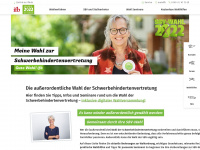 sbv-wahl.de Webseite Vorschau
