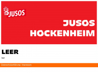 jusos-hockenheim.de Webseite Vorschau