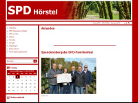 spd-hoerstel.de Webseite Vorschau