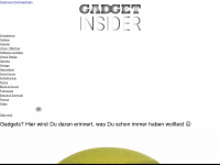gadget-insider.de Webseite Vorschau
