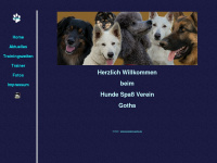 hsv-gotha.de Webseite Vorschau