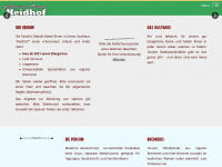 heidhof-pension.de Webseite Vorschau