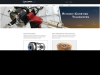alluna-optics.com Webseite Vorschau