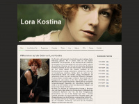 lorakostina.de Webseite Vorschau