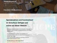 friedenskunst.ch Webseite Vorschau