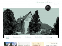hermann-allmers.de Webseite Vorschau