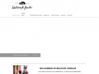 waldcafe-hensler.com Webseite Vorschau