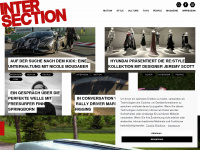 intersection-magazine.com Webseite Vorschau