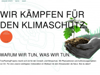 treeplantingprojects.com Webseite Vorschau