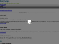 techminds.de Webseite Vorschau
