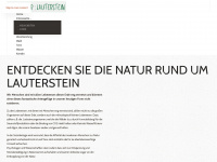 natur-lauterstein.de Webseite Vorschau