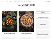 gaumenpoesie.com Webseite Vorschau