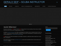 scuba-instructor.at Webseite Vorschau