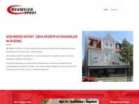 sport-wehmeier.de Webseite Vorschau