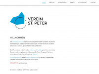 verein-stpeter.ch Webseite Vorschau