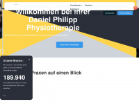 physiotherapie-dp.com Webseite Vorschau