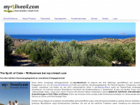my-oliveoil.com Webseite Vorschau