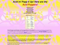 acidpoppers.de Webseite Vorschau