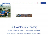 parkapotheke-miltenberg.de Webseite Vorschau