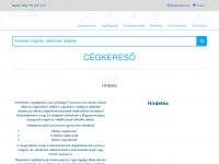 ceginformacio.hu Webseite Vorschau