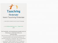 foerdertaler.ch Webseite Vorschau
