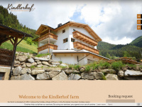 kindlerhof.it Webseite Vorschau