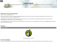 fabianmerz.de Webseite Vorschau