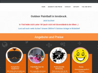 paintball-innsbruck.at Webseite Vorschau