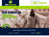 ozon-desinfektion24.de Webseite Vorschau