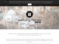 wedding-heroes.de Webseite Vorschau