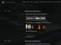 mm-productions.ch Webseite Vorschau