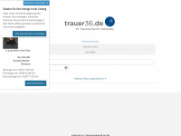 trauer36.de Webseite Vorschau