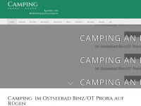 camping-prora-ruegen.de Webseite Vorschau