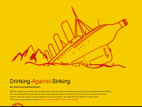 drinking-against-sinking.eu Webseite Vorschau