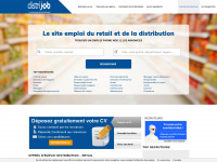 distrijob.fr Webseite Vorschau