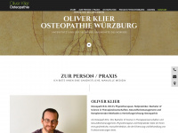 osteopathie-klier.de Webseite Vorschau