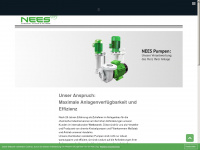 nees-pumps.com Webseite Vorschau