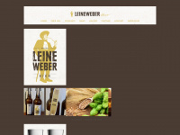 leineweber-bier.com Webseite Vorschau