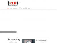 reif-metzgerei.ch Webseite Vorschau