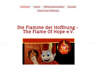die-flamme-der-hoffnung.de Webseite Vorschau