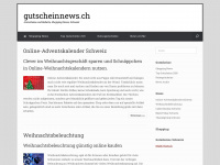 gutscheinnews.ch Webseite Vorschau