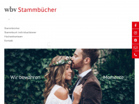 stammbuch.shop Webseite Vorschau