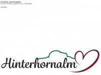 hinterhornalm.at Webseite Vorschau