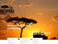 goafrika.de Webseite Vorschau